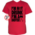 drift póló not drunk piros