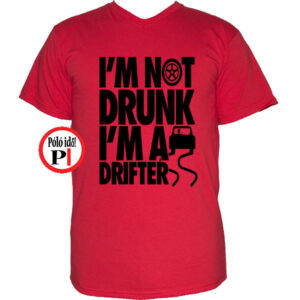 drift póló not drunk piros