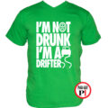drift póló not drunk zöld
