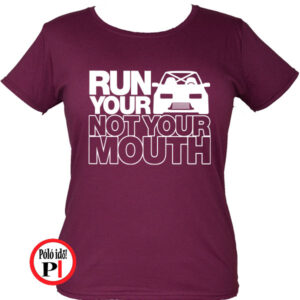 drift póló not your mouth női burgundi
