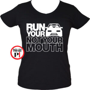 drift póló not your mouth női fekete
