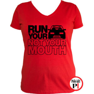 drift póló not your mouth női piros