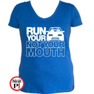 drift póló not your mouth női kék