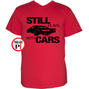 drfit póló still play with cars pirosdrfit póló still play with cars piros