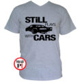 drfit póló still play with cars szürke