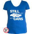 drift póló still play with cars kék