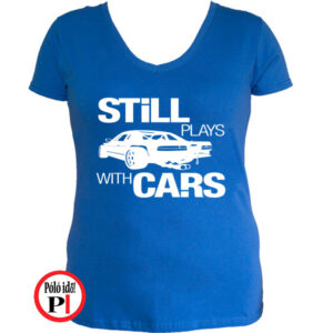 drift póló still play with cars kék