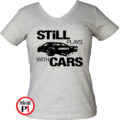 drift póló still play with cars szürke