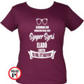 eladó póló super hot női burgundi