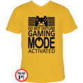 gamer póló game mode citrom