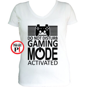 gamer póló game mode női fehér