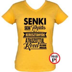 keresztanya póló tökéletes citrom