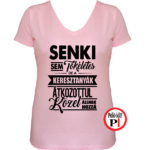 keresztanya póló tökéletes pink