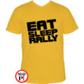 rally póló eat sleep citrom