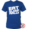 rally póló eat sleep kék