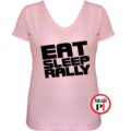 rally póló eat sleep női pink