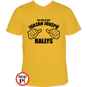 rally póló jóképű citrom