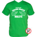 rally póló jóképű zöld