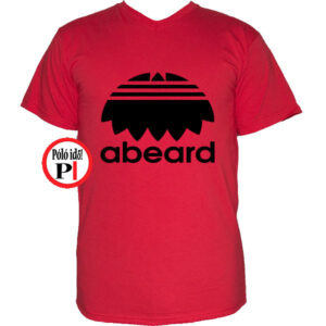 szakáll póló abeard piros