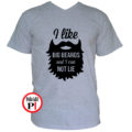 szakáll póló big beard szürke
