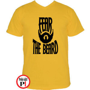 szakáll póló fear the beard citrom
