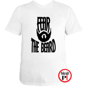 szakáll póló fear the beard fehér