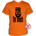 szakáll póló fear the beard narancs