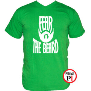 Férfi Fear The Beard Szakállas Póló