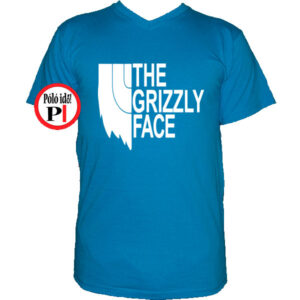 szakáll póló grizly face vkék
