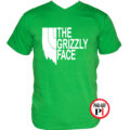 szakáll póló grizly face zöld