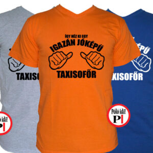 taxi póló jóképű