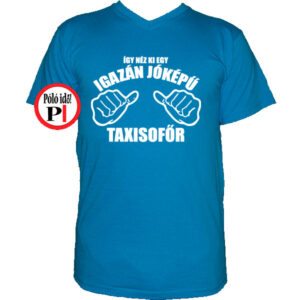 taxi póló jóképű vkék