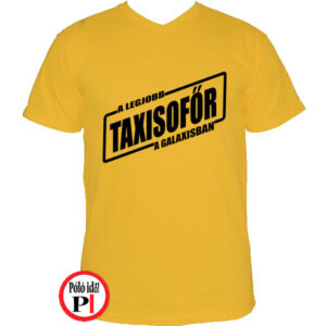 taxi póló legjobb a galaxisban citrom