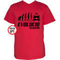 taxi póló taxi evolúció piros