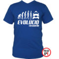 taxi póló taxi evolúció kék