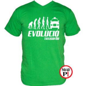 Férfi Taxi Evolúció póló