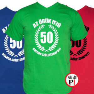 vicces póló örök ifjú 50