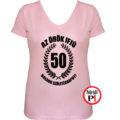 vicces póló örök ifjú 50 női pink