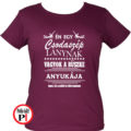 anya póló anya lánya burgundi