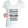 anya póló anya lánya fehér