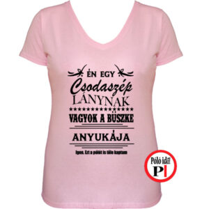 anya póló anya lánya pink