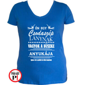 anya póló anya lánya kék