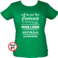 anya póló anya lánya zöld