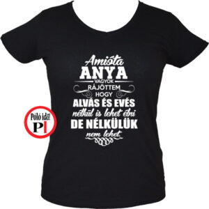 anya póló nélkülük nem fekete