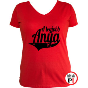 anya póló simple piros