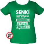 busz póló tökéletes női zöld