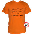 kávé póló caffeine fekete