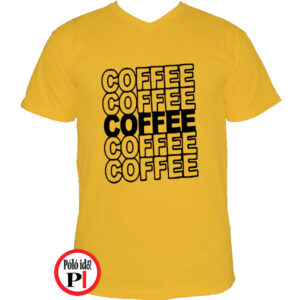 kávé póló coffee citrom