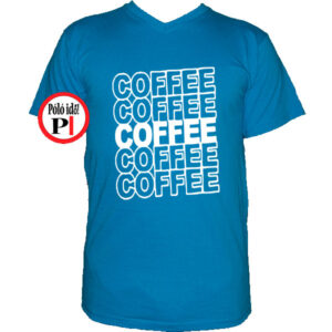 kávé póló coffee vkék