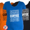 kávé póló coffee női
